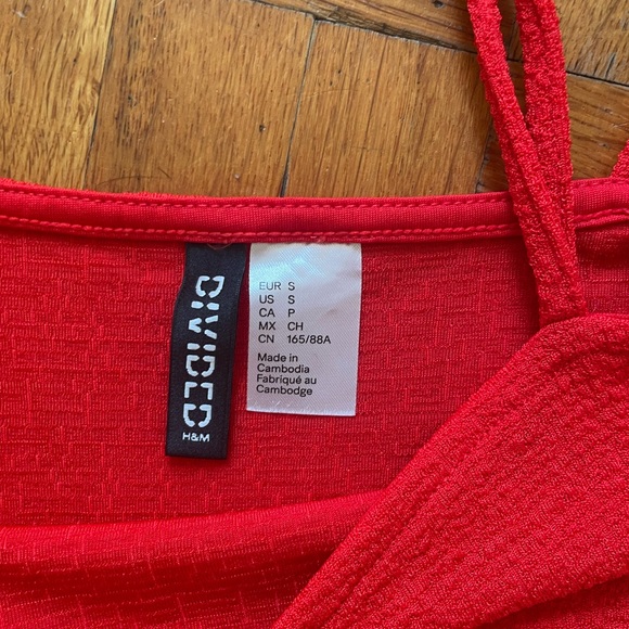 Red H&M Bodycon Dress - Picture 4 of 5